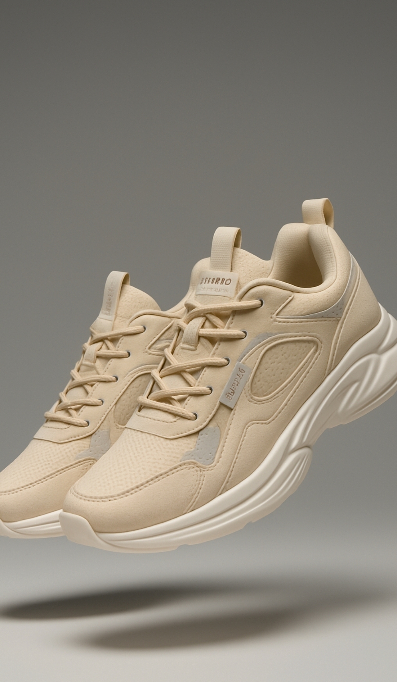 Tenis deportivos beige